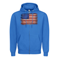 True Royal American flag Zipper Hoodie - JahusDesignShop