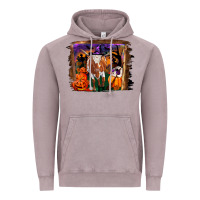 Vintage Zinc longhorn cow halloween Vintage Hoodie - RanaPortraitStore