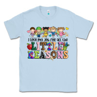 Dusty Blue i love my job for all the little reasons Classic Tee - JahusDesignShop