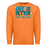 Carrot life is better with my boys Premium Sweatshirt - MaliasSmallBusiness