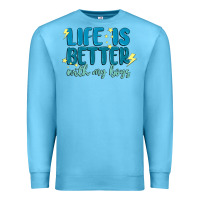 Ocean Blue life is better with my boys Premium Sweatshirt - MaliasSmallBusiness