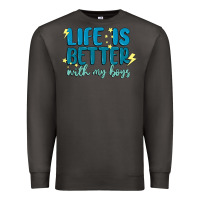 Smoke life is better with my boys Premium Sweatshirt - MaliasSmallBusiness