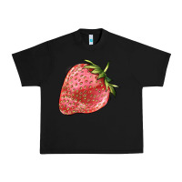 Black strawberry Urban Heavy Tee - BarkalooDesign