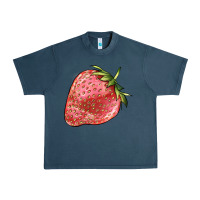 Midnight Navy strawberry Urban Heavy Tee - BarkalooDesign