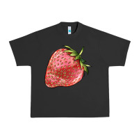Pigment Black strawberry Urban Heavy Tee - BarkalooDesign