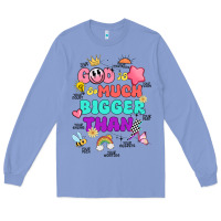 Colony Blue god is bigger design Long Sleeve Tee - JahusDesignShop