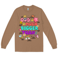 Toasted Coconut god is bigger design Long Sleeve Tee - JahusDesignShop