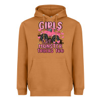 Meerkat girls like monster trucks too Heavyweight Hoodie - MaliasSmallBusiness