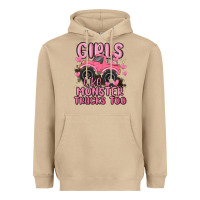 Mushroom girls like monster trucks too Heavyweight Hoodie - MaliasSmallBusiness