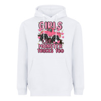 White girls like monster trucks too Heavyweight Hoodie - MaliasSmallBusiness