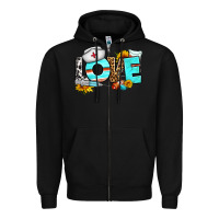 Black love nurse western Zipper Hoodie - BundleAndBundleShop