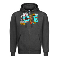 Charcoal Heather love nurse western Zipper Hoodie - BundleAndBundleShop