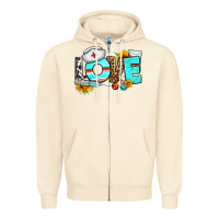 Sandshell love nurse western Zipper Hoodie - BundleAndBundleShop