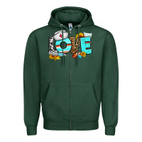 Sports Green love nurse western Zipper Hoodie - BundleAndBundleShop