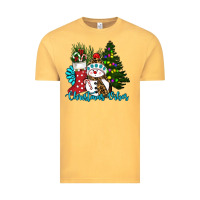 Vintage Mustard christmas vibes Vintage Tee - RanaPortraitStore