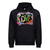 Black love frame digital valentines day Urban Hoodie - Bettercallsaul