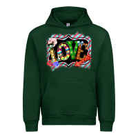 Forest Green love frame digital valentines day Urban Hoodie - Bettercallsaul