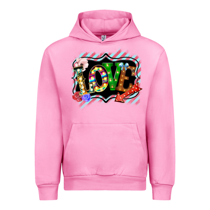 Love Frame Digital Valentines Day Urban Hoodie by Bettercallsaul | Teevron