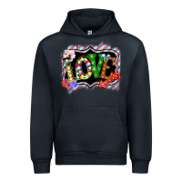 Navy love frame digital valentines day Urban Hoodie - Bettercallsaul