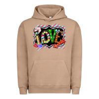 Pigment Burro love frame digital valentines day Urban Hoodie - Bettercallsaul