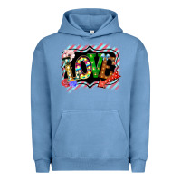 Pigment Pebble Blue love frame digital valentines day Urban Hoodie - Bettercallsaul