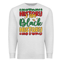 Oatmeal Heather i am black history Premium Sweatshirt - MaliasSmallBusiness