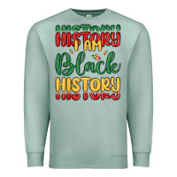 Seafoam i am black history Premium Sweatshirt - MaliasSmallBusiness