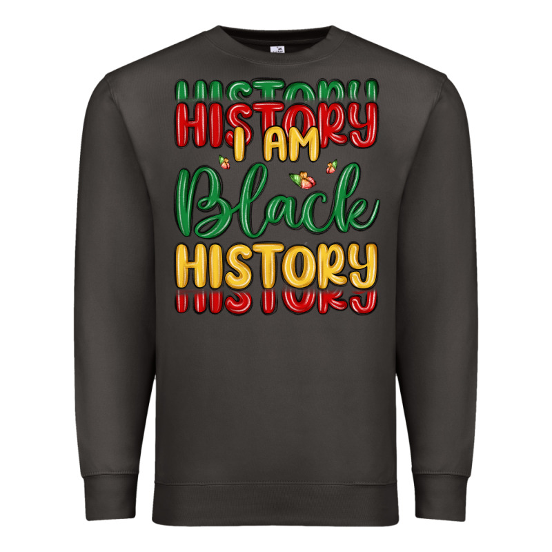 I Am Black History Premium Sweatshirt by MaliasSmallBusiness | Teevron