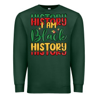 Sports Green i am black history Premium Sweatshirt - MaliasSmallBusiness