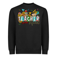 Black western teacher squad Heavyweight Sweatshirt - texasbilliewilder