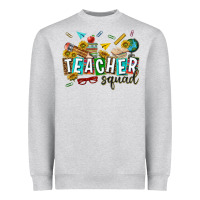 Heather Grey western teacher squad Heavyweight Sweatshirt - texasbilliewilder