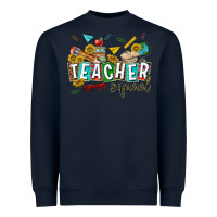 Navy western teacher squad Heavyweight Sweatshirt - texasbilliewilder