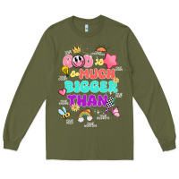 Army Green god is bigger design Long Sleeve Tee - JahusDesignShop