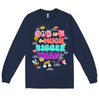 Navy god is bigger design Long Sleeve Tee - JahusDesignShop