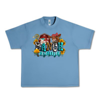 Pebble Blue ranch mama Urban Heavy Tee - Zillion Design Studio