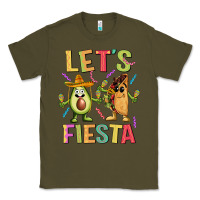 Army Green let's fiesta taco Classic Tee - JahusDesignShop