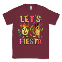 Burgundy let's fiesta taco Classic Tee - JahusDesignShop