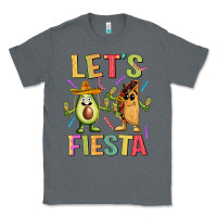 Charcoal Heather let's fiesta taco Classic Tee - JahusDesignShop
