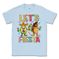 Dusty Blue let's fiesta taco Classic Tee - JahusDesignShop