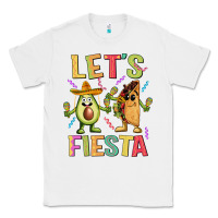 White let's fiesta taco Classic Tee - JahusDesignShop