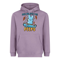 Lavender skateboard bunny Heavyweight Hoodie - MaliasSmallBusiness