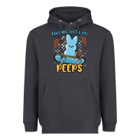 Smoke skateboard bunny Heavyweight Hoodie - MaliasSmallBusiness