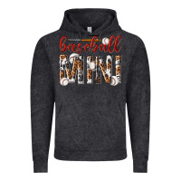 Vintage Black baseball mini with leopard Vintage Hoodie - texasbilliewilder