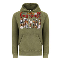 Vintage Olive baseball mini with leopard Vintage Hoodie - texasbilliewilder