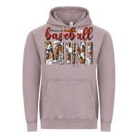 Vintage Zinc baseball mini with leopard Vintage Hoodie - texasbilliewilder