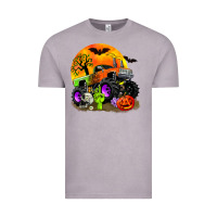 Halloween Monster Truck Vintage Tee | Teevron