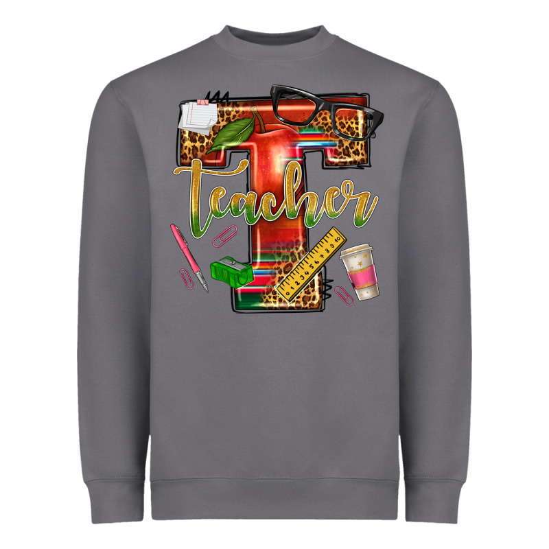 Western Teacher Heavyweight Sweatshirt by texasbilliewilder | Teevron