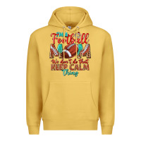 Antique Gold I'm a Football mom we don't do that keep calm Premium Hoodie - BundleAndBundleShop