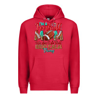 Cardinal I'm a Football mom we don't do that keep calm Premium Hoodie - BundleAndBundleShop