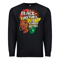 Black black history is world history Premium Sweatshirt - MaliasSmallBusiness